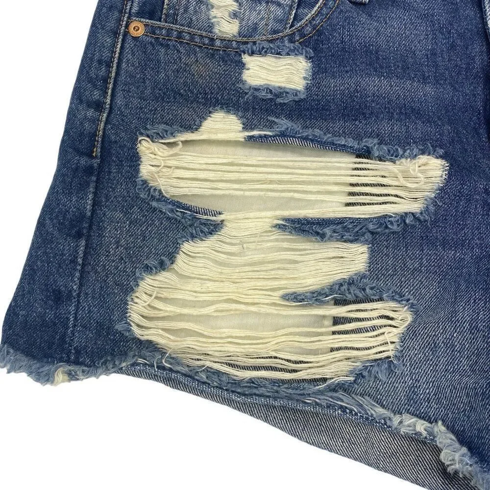 7 For All Mankind Jean Shorts Size 16